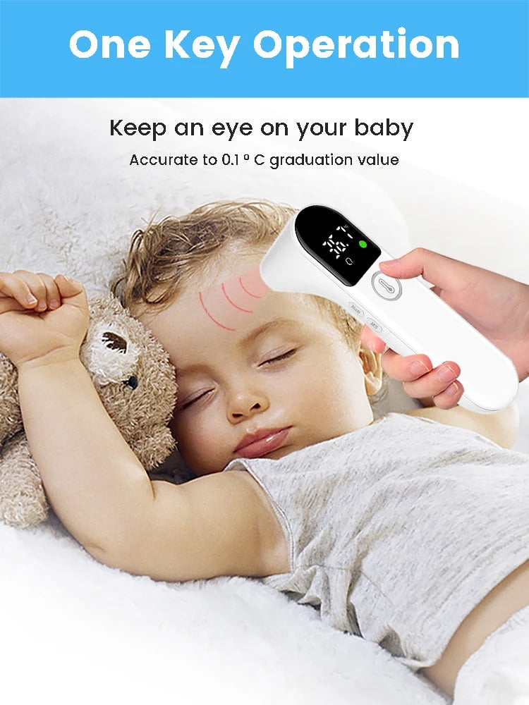 Non-Contact Infrared Forehead Thermometer – Digital Baby & Adult Fever Temperature Monitor