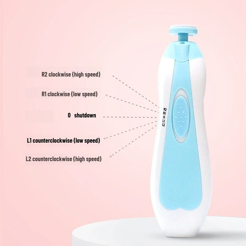 Baby Nail Care Trimmer Electric Kids Nail Pedicure Clippers
