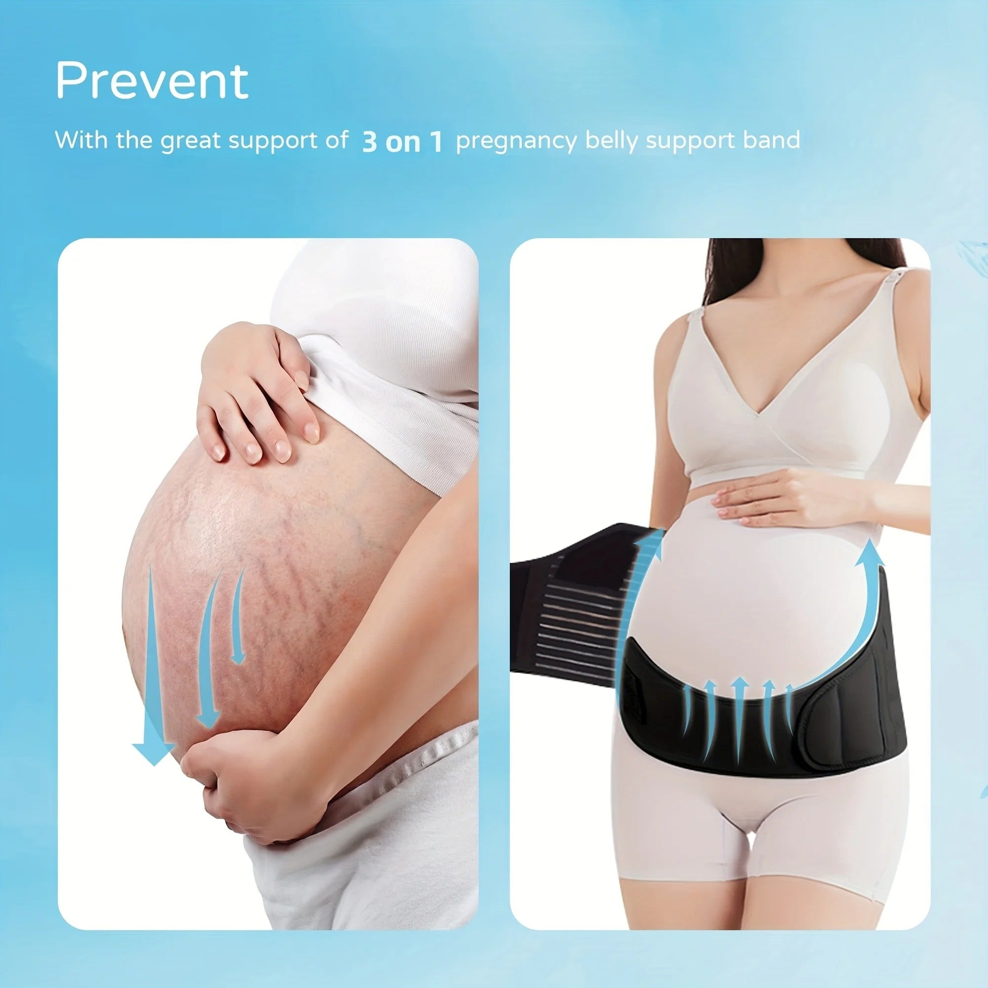 Pregnant Women Support Belly Band Back