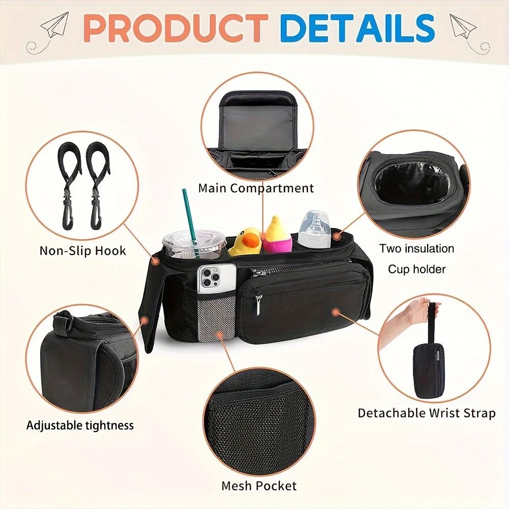 Baby Stroller Manager With Non-slip Strap