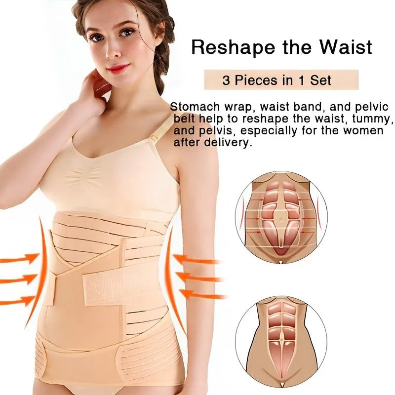 3in1 Corset Postpartum Belly Band