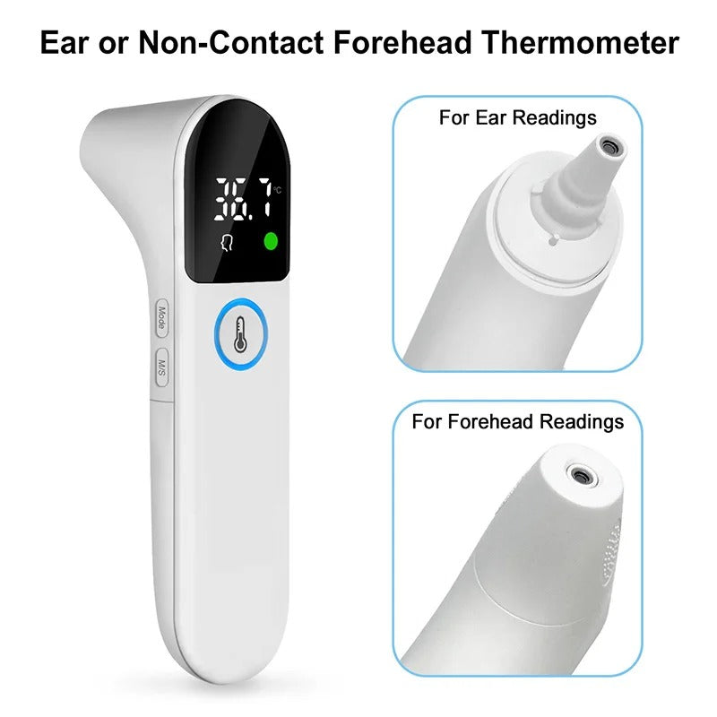 Non-Contact Infrared Forehead Thermometer – Digital Baby & Adult Fever Temperature Monitor