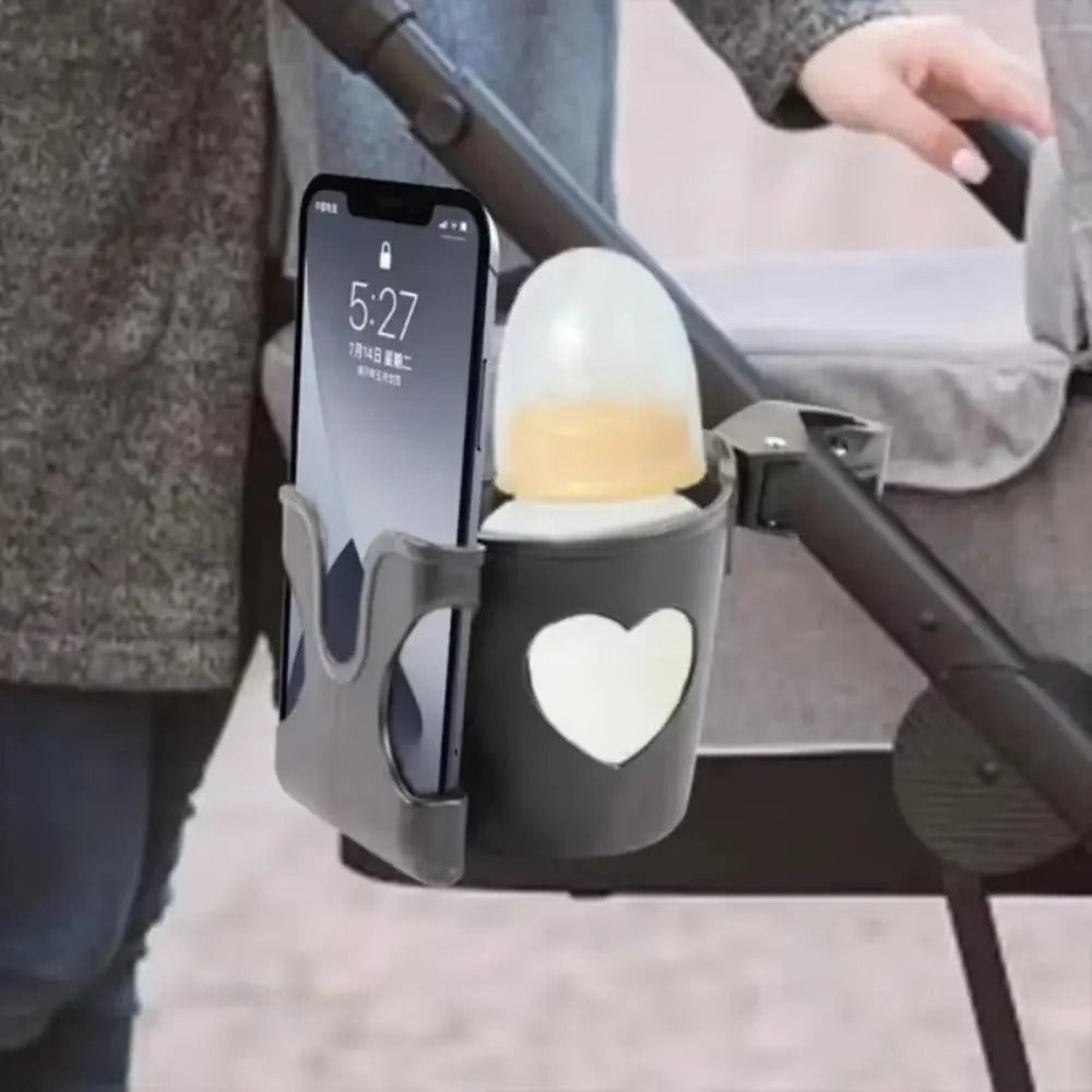Baby Stroller Water Cup Holder 2in1