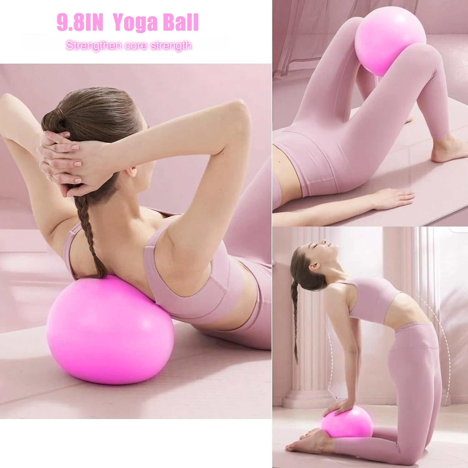 Pilates Ball and Ring Set – Resistance Band & Fitness Ring for Pregnancy & Postpartum Recovery