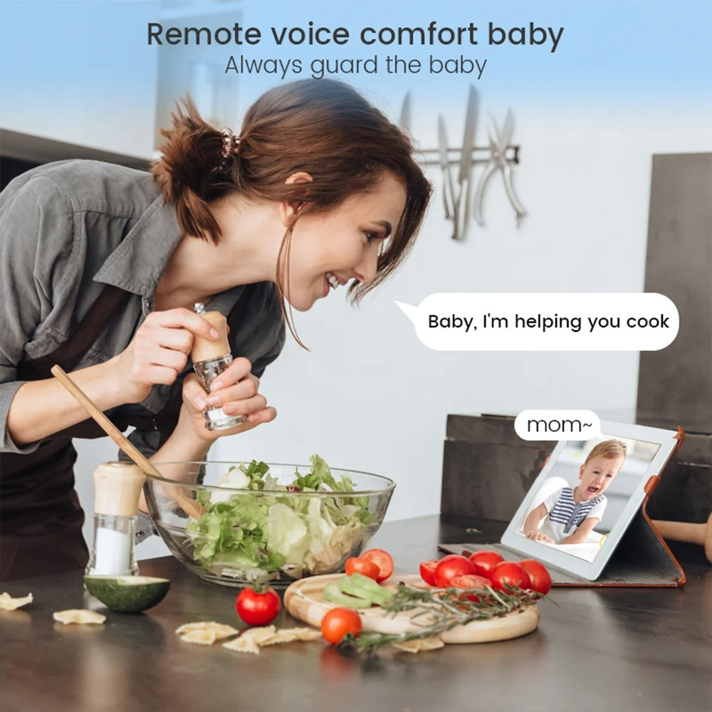 Baby Monitor with Crying Detection – 4MP 2K WiFi Camera with Night Vision